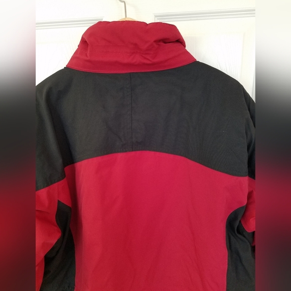 L.L.Bean Men's Ski Jacket Red Black Size Large - Picture 7 of 17